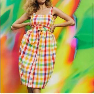 Christopher John Rogers for Target Plaid Tie Dress